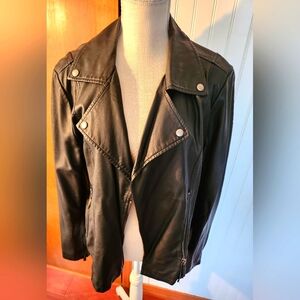 Faux Leather Jacket